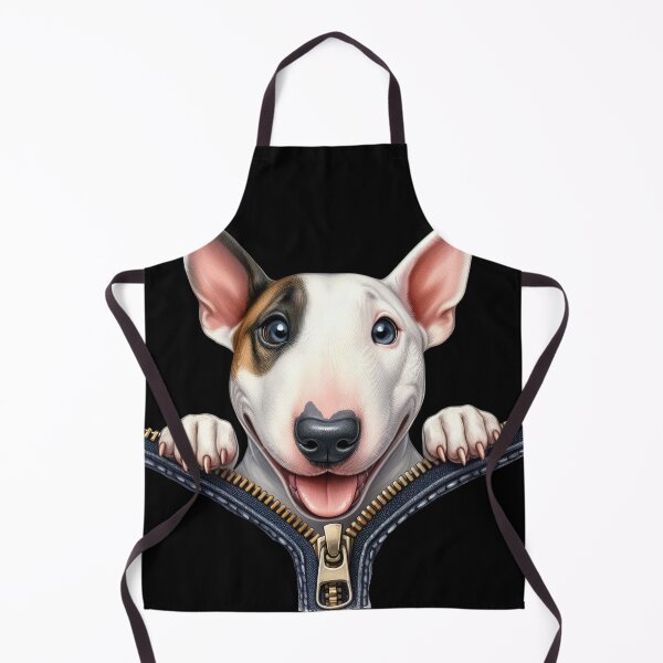 Item preview, Cute Bull Terrier Dog with Zipper designed and sold by BerryBlaze.