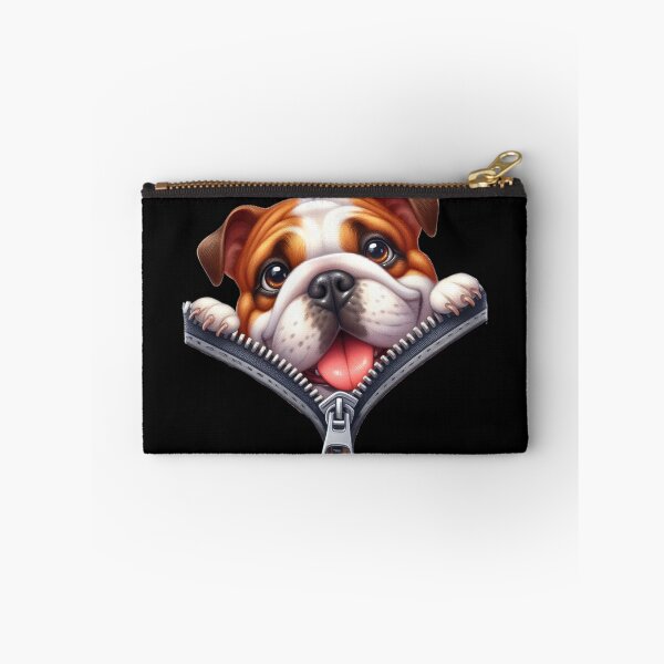 Item preview, Cute Bulldog Dog with Zipper designed and sold by BerryBlaze.