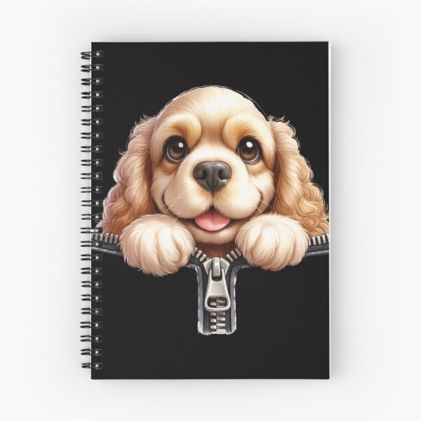 Item preview, Cute Cavalier King Charles Spaniel Dog with Zipper designed and sold by BerryBlaze.