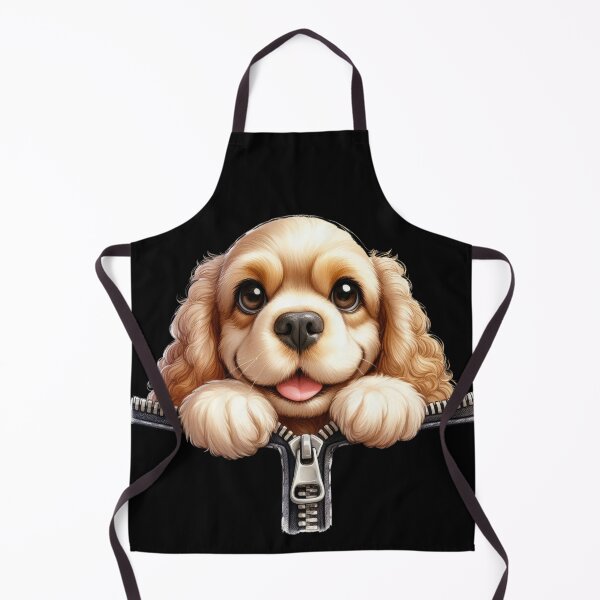 Item preview, Cute Cavalier King Charles Spaniel Dog with Zipper designed and sold by BerryBlaze.