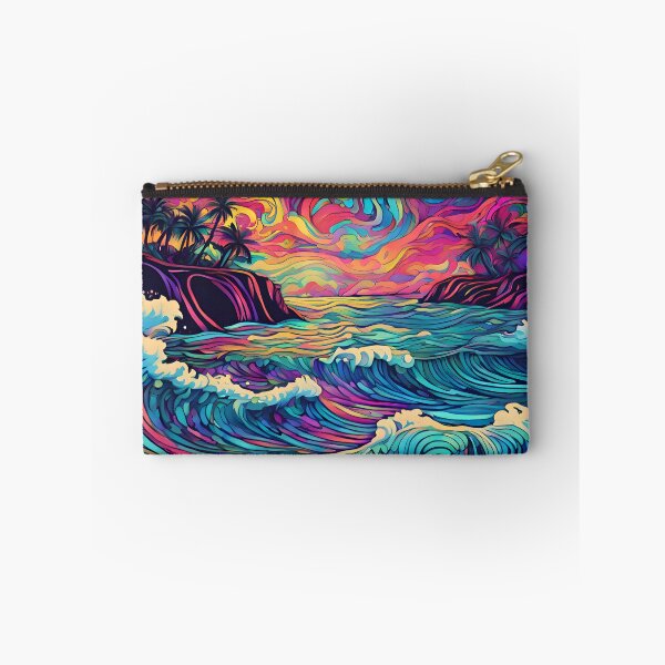 Item preview, Galactic Dreamscapes - Psychedelic Seaside Oasis designed and sold by colorvisionart.