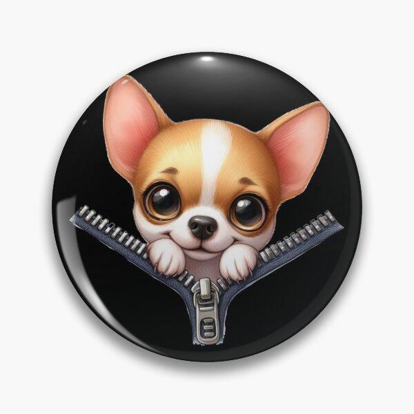 Item preview, Cute Chihuahua Dog with Zipper designed and sold by BerryBlaze.