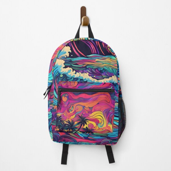 Item preview, Galactic Dreamscapes - Psychedelic Seaside Oasis designed and sold by colorvisionart.