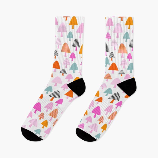 Item preview, Minimal Abstract Mushrooms in Rainbow colours and texture designed and sold by Dominiquevari.