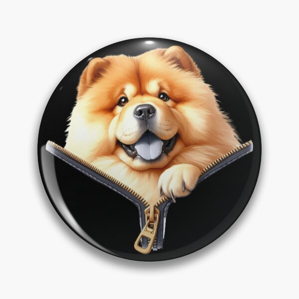 Item preview, Cute Chow Chow Dog with Zipper designed and sold by BerryBlaze.