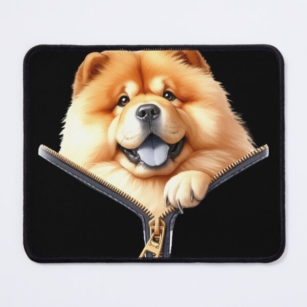 Item preview, Cute Chow Chow Dog with Zipper designed and sold by BerryBlaze.