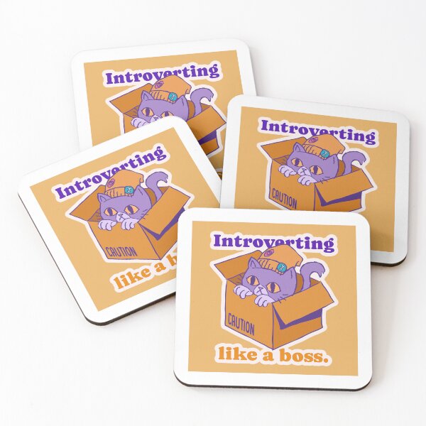 Item preview, Introverting like a Boss designed and sold by ZenStitchMotifs.