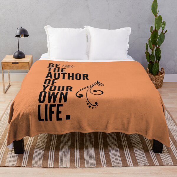 Item preview, Be The Author Of Your Own Life Inspirational Design designed and sold by EarthArtDesigns.