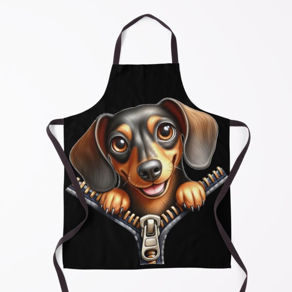 Item preview, Cute Dachshund Dog with Zipper designed and sold by BerryBlaze.