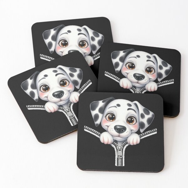 Item preview, Cute Dalmatian Dog with Zipper designed and sold by BerryBlaze.