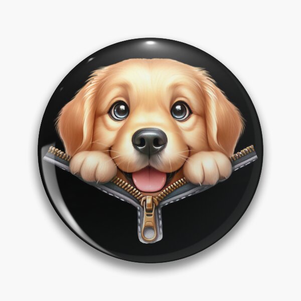 Item preview, Cute Labrador Retriever Dog with Zipper designed and sold by BerryBlaze.