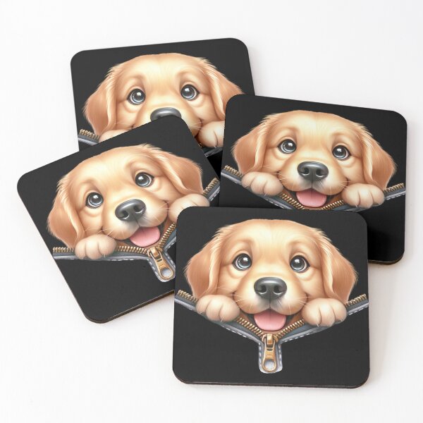 Item preview, Cute Labrador Retriever Dog with Zipper designed and sold by BerryBlaze.