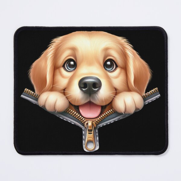 Item preview, Cute Labrador Retriever Dog with Zipper designed and sold by BerryBlaze.