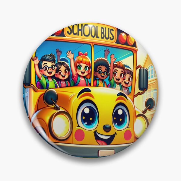 Item preview, Cheerful School Bus Adventure designed and sold by PuzzleMart.