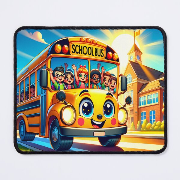 Item preview, Cheerful School Bus Adventure designed and sold by PuzzleMart.