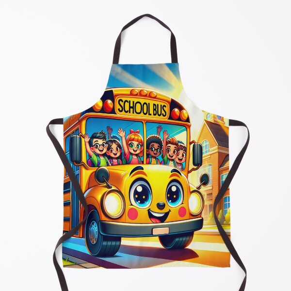 Item preview, Cheerful School Bus Adventure designed and sold by PuzzleMart.