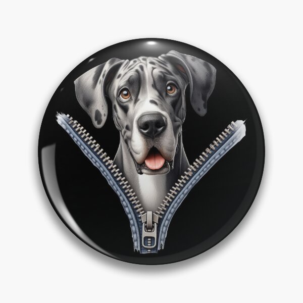Item preview, Cute Great dane Dog with Zipper designed and sold by BerryBlaze.