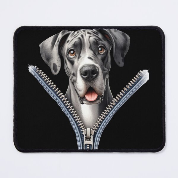 Item preview, Cute Great dane Dog with Zipper designed and sold by BerryBlaze.