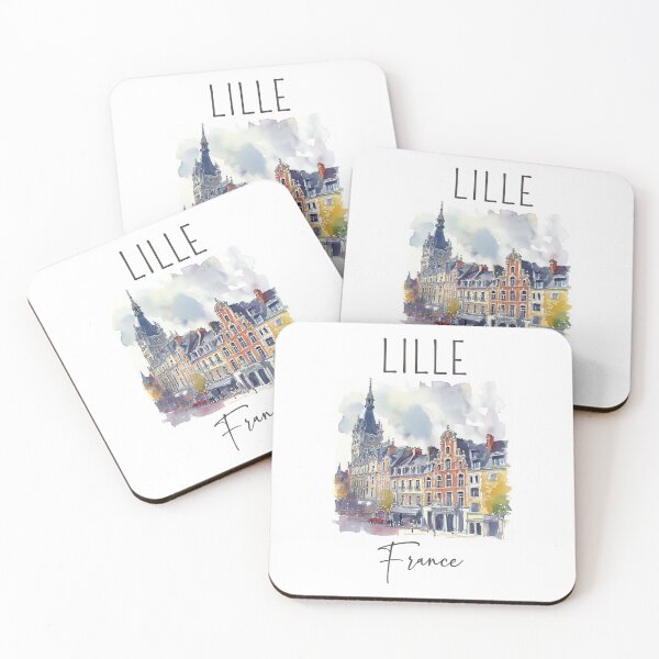 Item preview, Watercolor Design of Lille - France  designed and sold by Sketch-Shack.