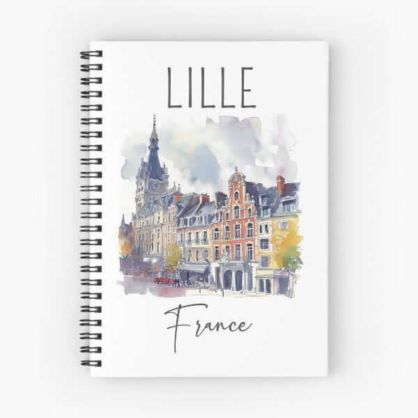 Item preview, Watercolor Design of Lille - France  designed and sold by Sketch-Shack.