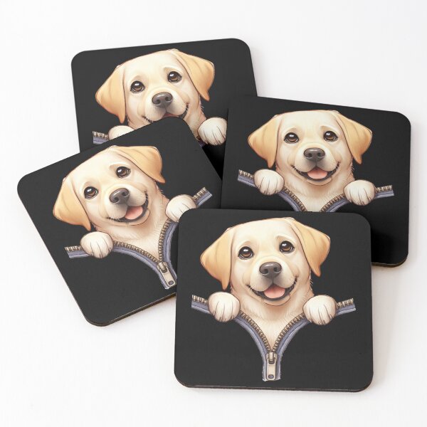 Item preview, Cute Golden Retriever Dog with Zipper designed and sold by BerryBlaze.