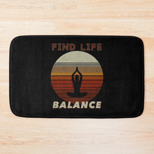 Item preview, Find Life Balance, Yoga designed and sold by ZapTeesDesign.