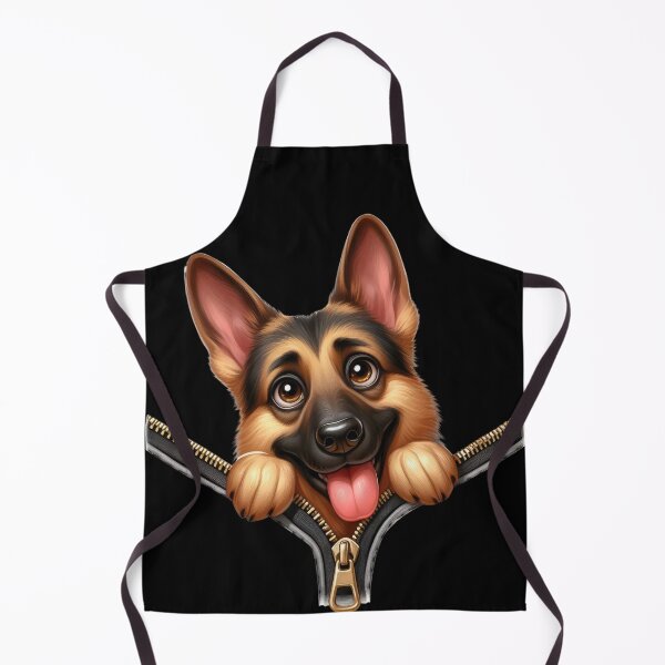 Item preview, Cute German Shepherd Dog with Zipper designed and sold by BerryBlaze.
