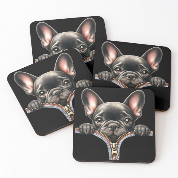 Item preview, Cute French Bulldog Dog with Zipper designed and sold by BerryBlaze.