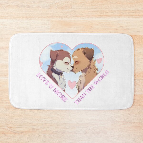 Item preview, Cute anime dogs couple designed and sold by cosy-style.