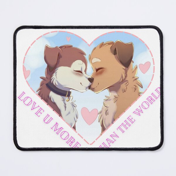 Item preview, Cute anime dogs couple designed and sold by cosy-style.