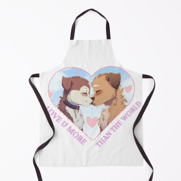 Item preview, Cute anime dogs couple designed and sold by cosy-style.