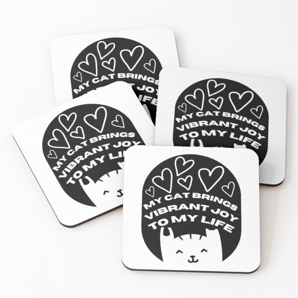Item preview, My cat brings vibrant joy to my life. designed and sold by AnimalWorldArtt.