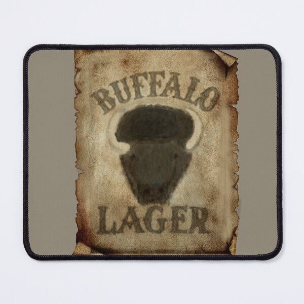 Item preview, GREAT AMERICAN  WESTERN  BUFFALO LAGER SIGN designed and sold by THE AMERICAN TEEVANGELIST.