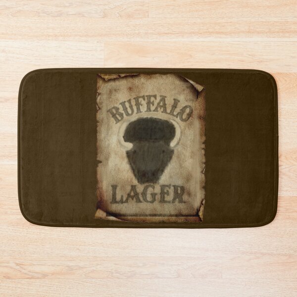 Item preview, GREAT AMERICAN  WESTERN  BUFFALO LAGER SIGN designed and sold by THE AMERICAN TEEVANGELIST.