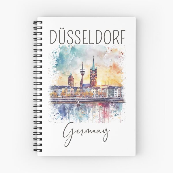 Item preview, Watercolor Design of Düsseldorf - Germany / Deutschland designed and sold by Sketch-Shack.