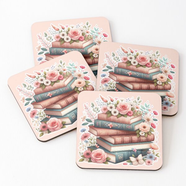Item preview, Romance Fantasy Book Stack - TBR designed and sold by AmberRoseWrites.