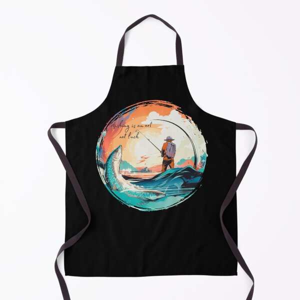 Item preview, Fishing is an art not luck designed and sold by LuckyFamily.