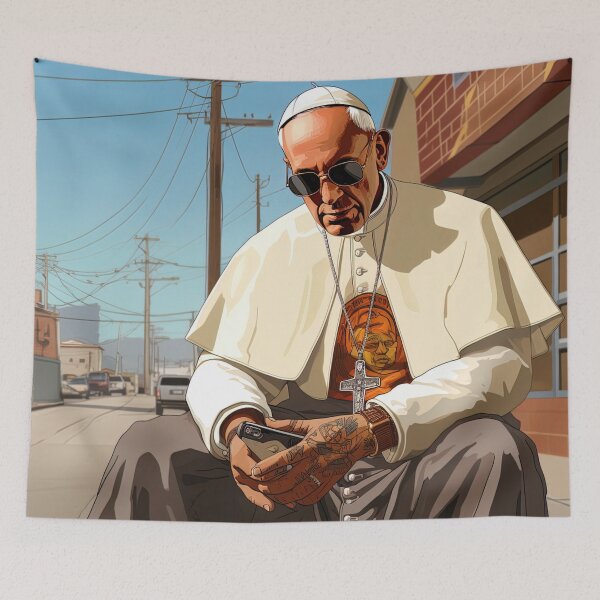 Item preview, Pope Francis | Hip Hop style designed and sold by ComicsFactory.