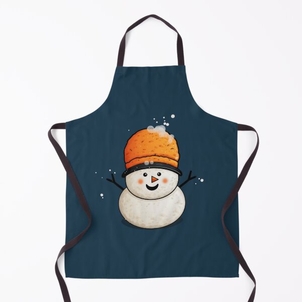 Item preview, The Joyful Smiling Snowman with a Yellow Hat designed and sold by unimuse.
