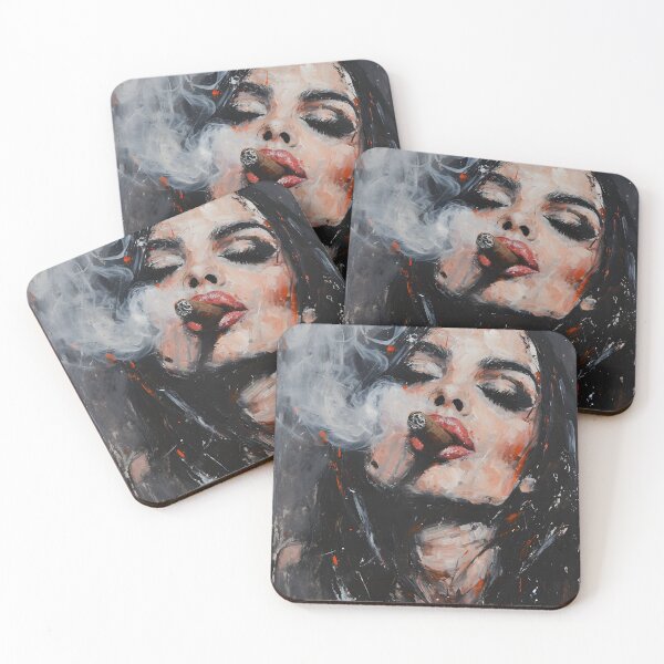 Item preview, Intensity Unleashed- A Standout Masterpiece with Mono-Toned Passion and Cigar Whispers designed and sold by OlfactoART Studio.