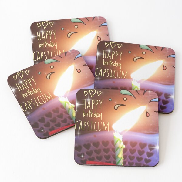 Item preview, Birthday Capsicum designed and sold by AWADHESH  CHAURASIA.