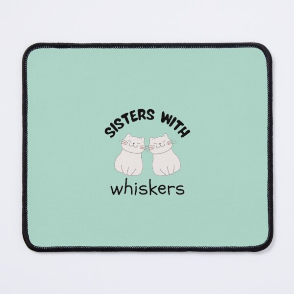 Item preview, sisters with whiskers cute cat graphic design designed and sold by neliswaj.