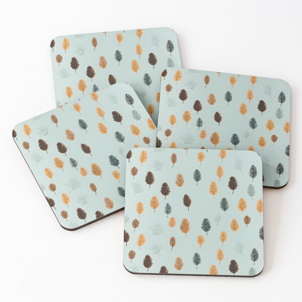 Item preview, Whispering Pines: A Soft Green Canvas with Pinecone Patterns designed and sold by unimuse.