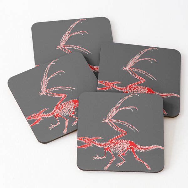 Item preview, red dragon skeleton designed and sold by theropod.