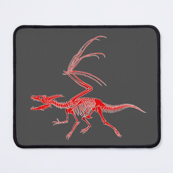 Item preview, red dragon skeleton designed and sold by theropod.
