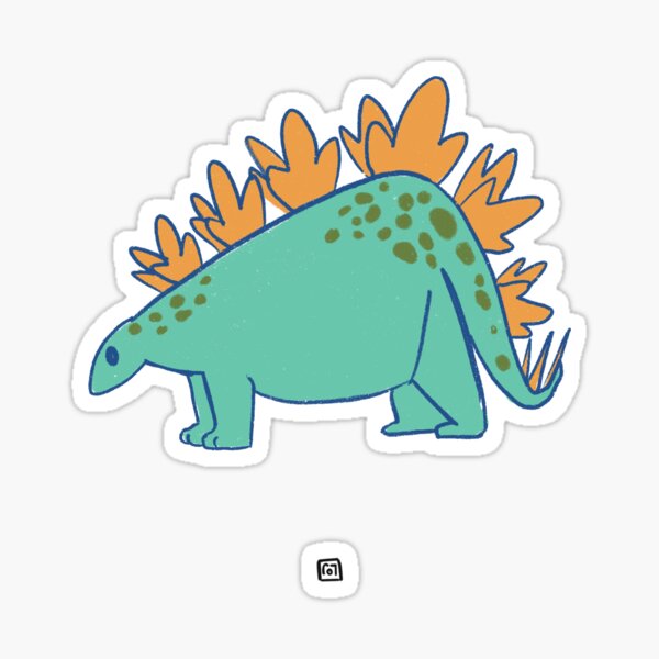 Item preview, Tyrannosaurus rex, Velociraptor, Brachiosaurus, Stegosaurus, and Triceratops designed and sold by Alojo.