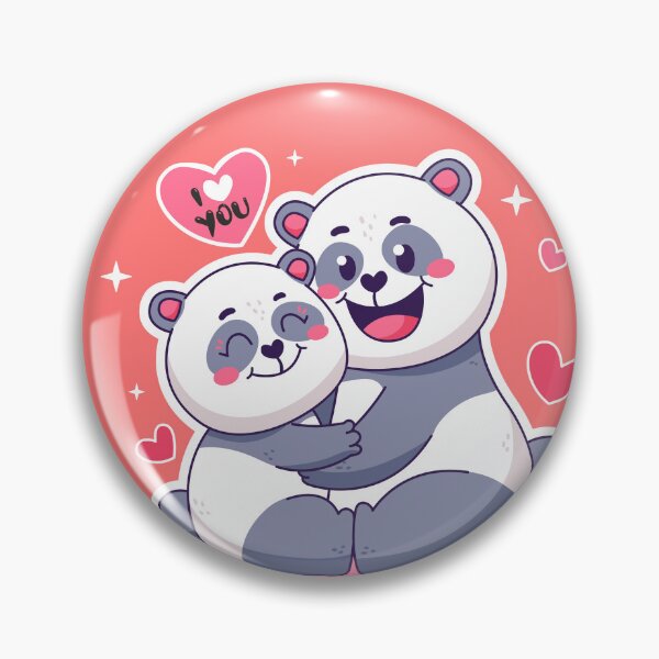 Item preview, Cute Lovers: Valentine's Day Panda Themed Products designed and sold by FiveQuarter.