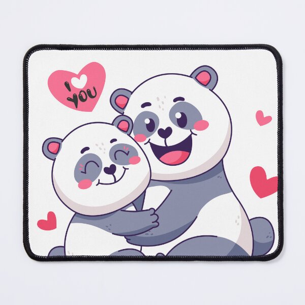 Item preview, Cute Lovers: Valentine's Day Panda Themed Products designed and sold by FiveQuarter.
