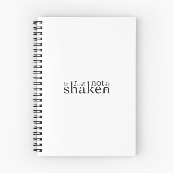 Item preview, Psalm 16:8 Shaken v1 | Black designed and sold by Loah-Store.