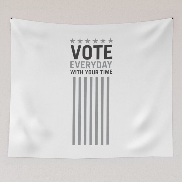 Item preview, Vote Everyday With Your Time - Political Campaign designed and sold by Vector-Artist.